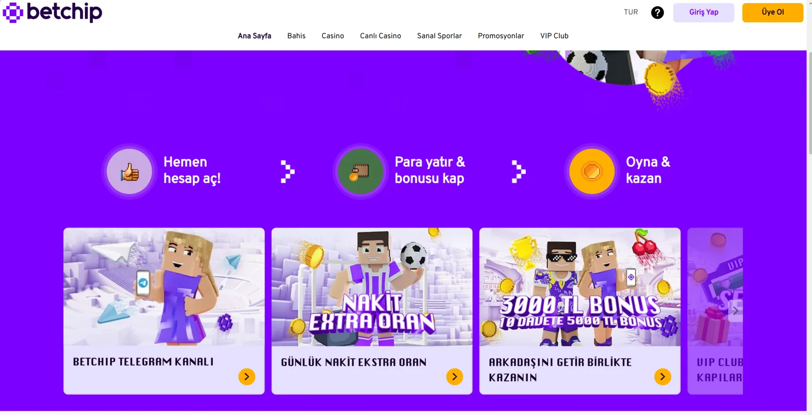 betchip giriş