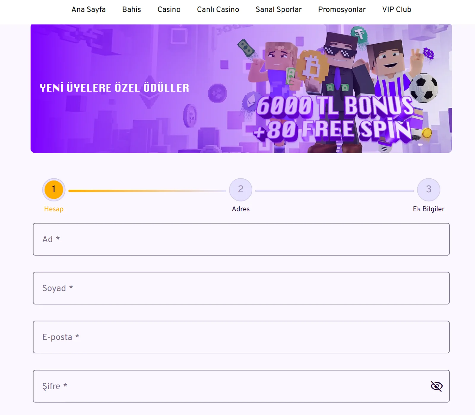 betchip kayıt